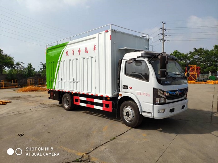 國六吸污凈化車-化糞池無害化處理車